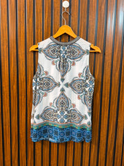 Chest 18  Length 24  Fabric Linen Women's Wardrobe Essential Top