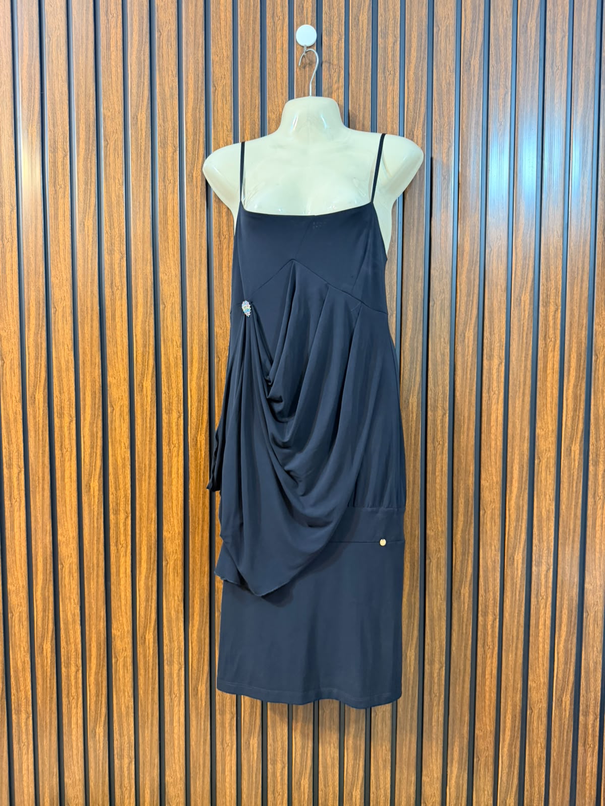 Chest 18  Length 39  Fabric Silk Jersey Women's Branded Party Wear Mini Dress