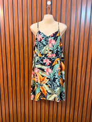 Chest 19  Length 34  Fabric Linen Women's Western Mini Party Dress