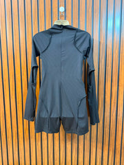 Chest 18  Length 39  Fabric Silk Jersey Western Roomper