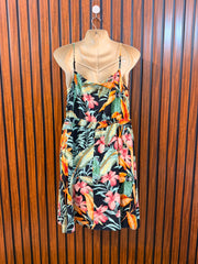 Chest 19  Length 34  Fabric Linen Women's Western Mini Party Dress
