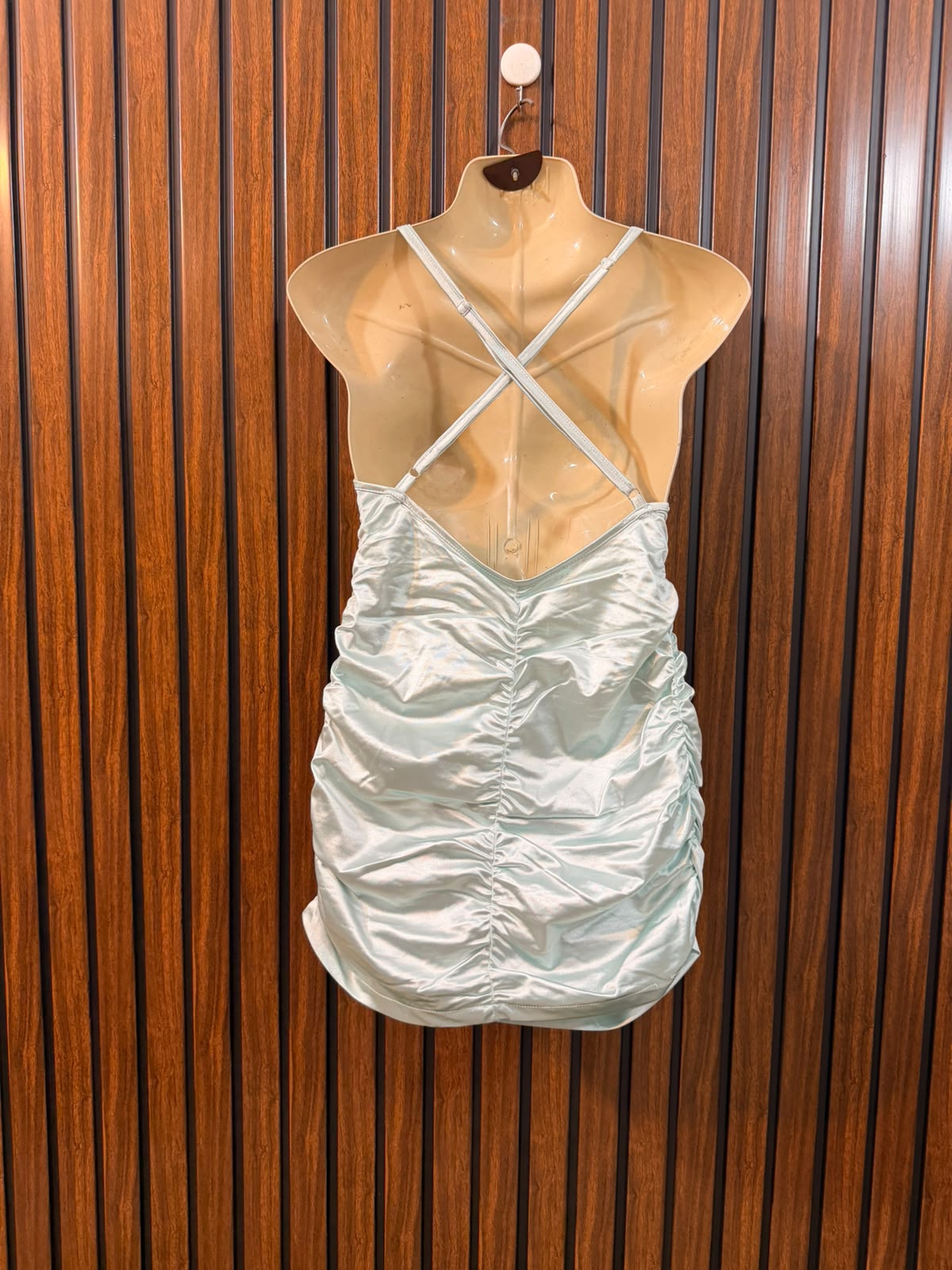 Chest 17  Length 25  Fabric Silk Jersey Women's Fashion Party Wear Mini Dress