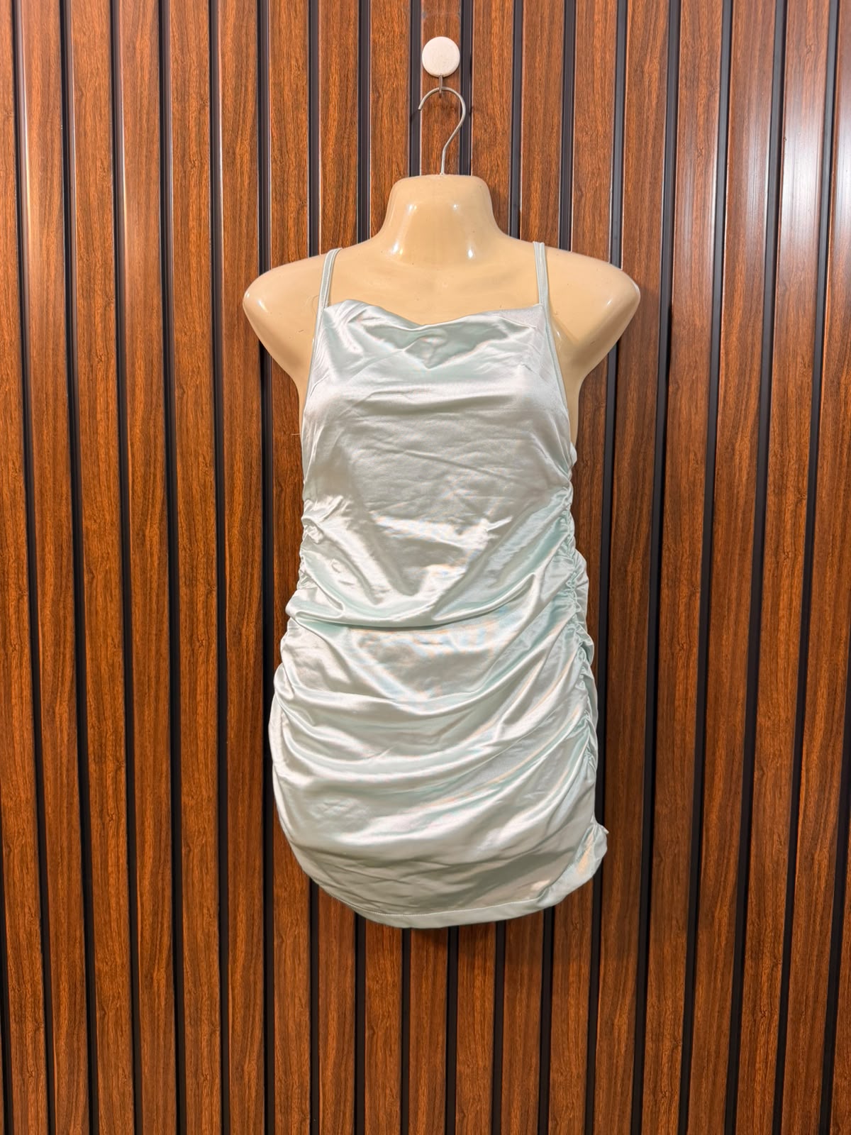Chest 17  Length 25  Fabric Silk Jersey Women's Fashion Party Wear Mini Dress