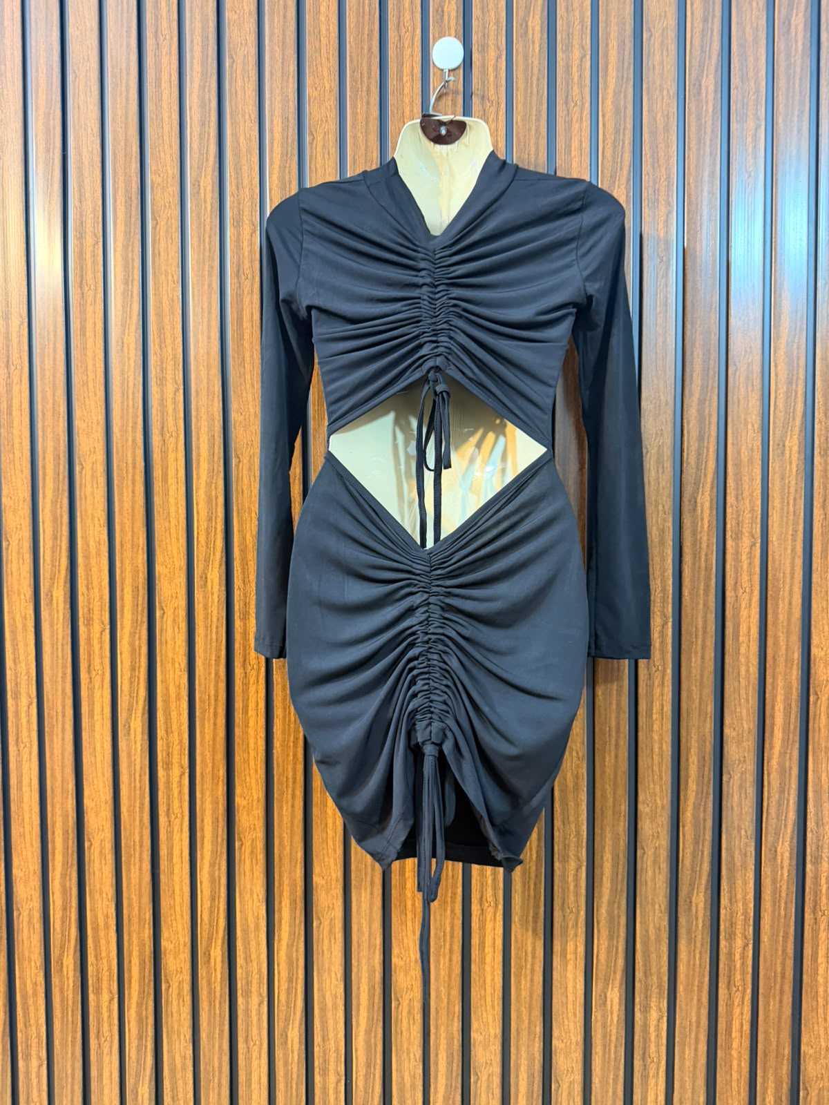 Chest 18  Length 29  Fabric Silk Jersey Designer Women's Party Wear Mini Dress
