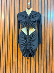 Chest 18  Length 29  Fabric Silk Jersey Designer Women's Party Wear Mini Dress