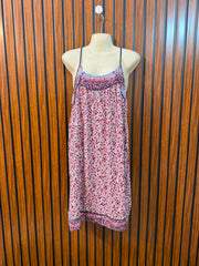 Chest 18  Length 36  Fabric Linen Western Party Mini Dress for Women