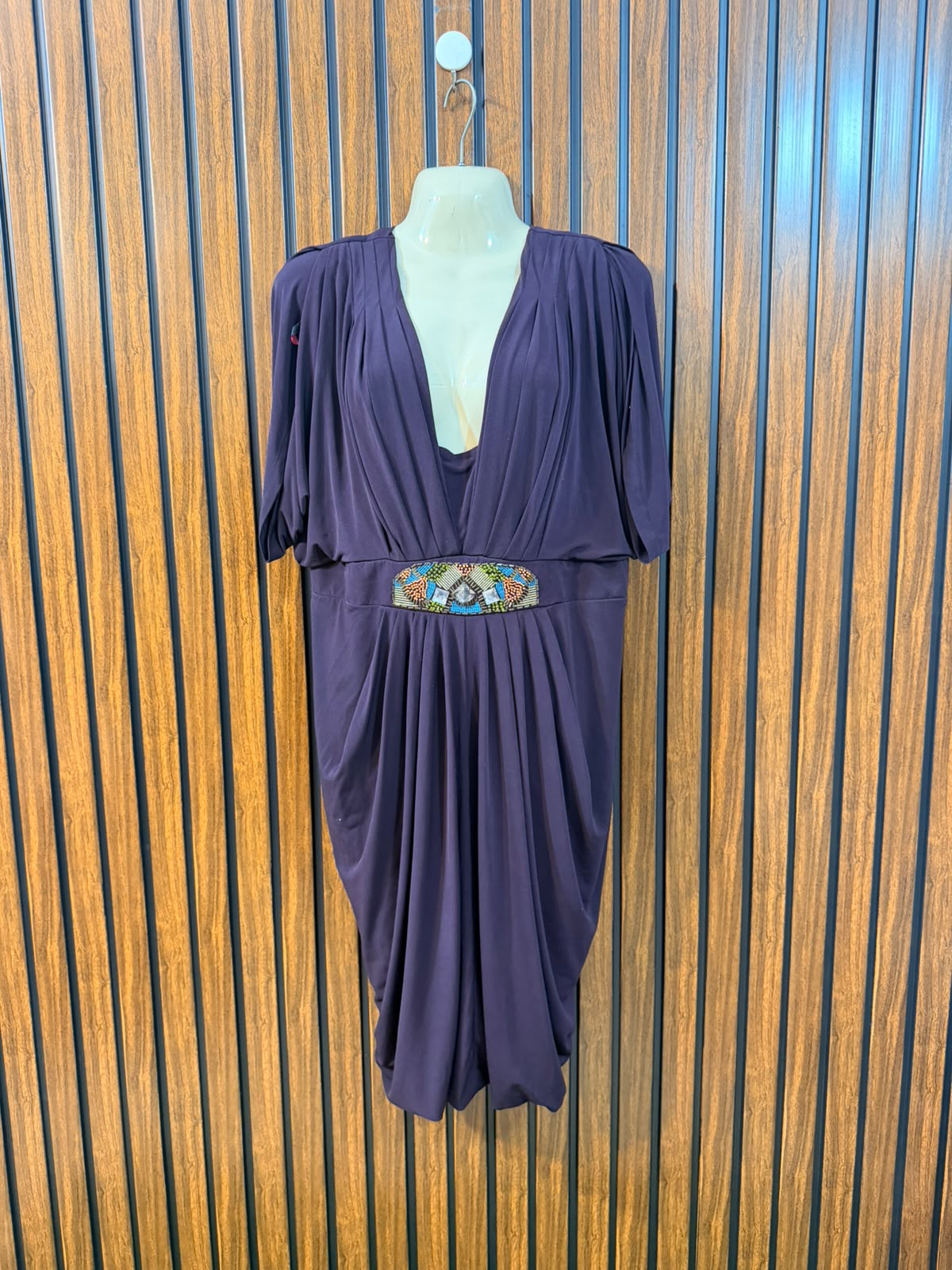 Chest 23  Length 37  Fabric Silk Jersey Women's Premium Mini Party Dress