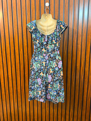 Chest 18  Length 31  Fabric Silk Jersey Women's Exclusive Party Wear Mini Dress