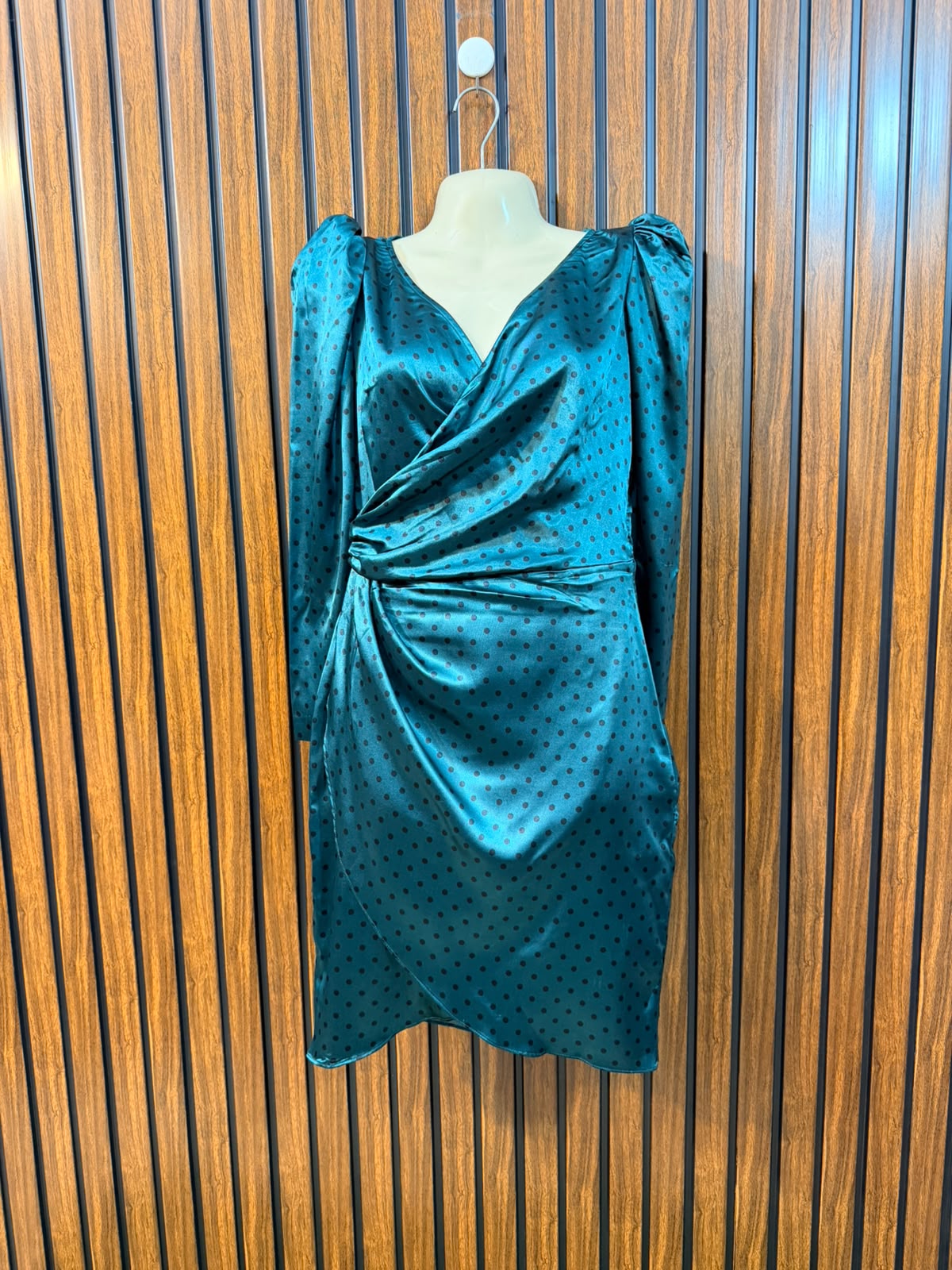 Chest 17  Length 33  Fabric Silk Women's Chic Party Wear Mini Dress