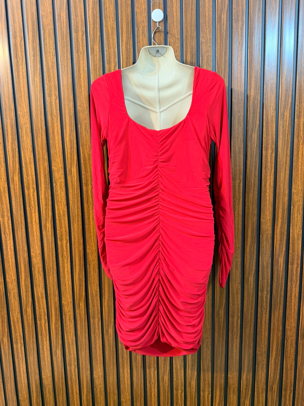 Chest 20  Length 32  Fabric Silk Jersey Modern Women's Party Wear Mini Dress