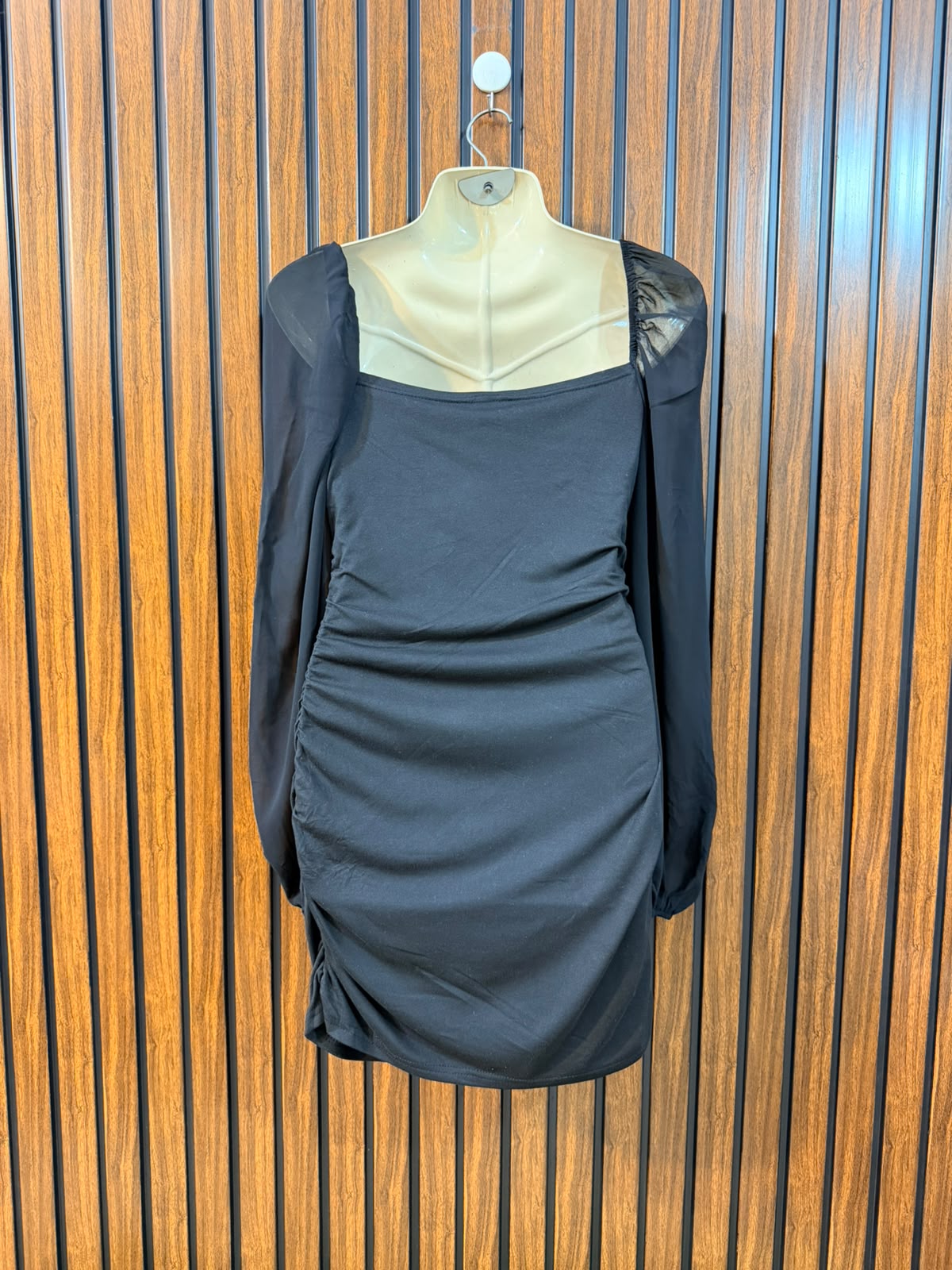 Chest 18  Length 29  Fabric Sleeve Chiffon other Fabric Silk Jersey Women's Mini Dress Fashion Collection
