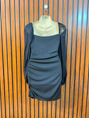 Chest 18  Length 29  Fabric Sleeve Chiffon other Fabric Silk Jersey Women's Mini Dress Fashion Collection