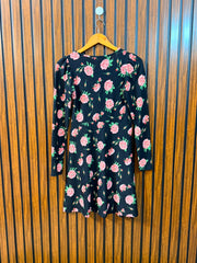 Chest 16  Length 33  Fabric Silk Jersey Women's Fashion Long Top