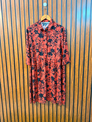 Chest 17  Length 37  Fabric Linen Western Fashion Long Top for Women