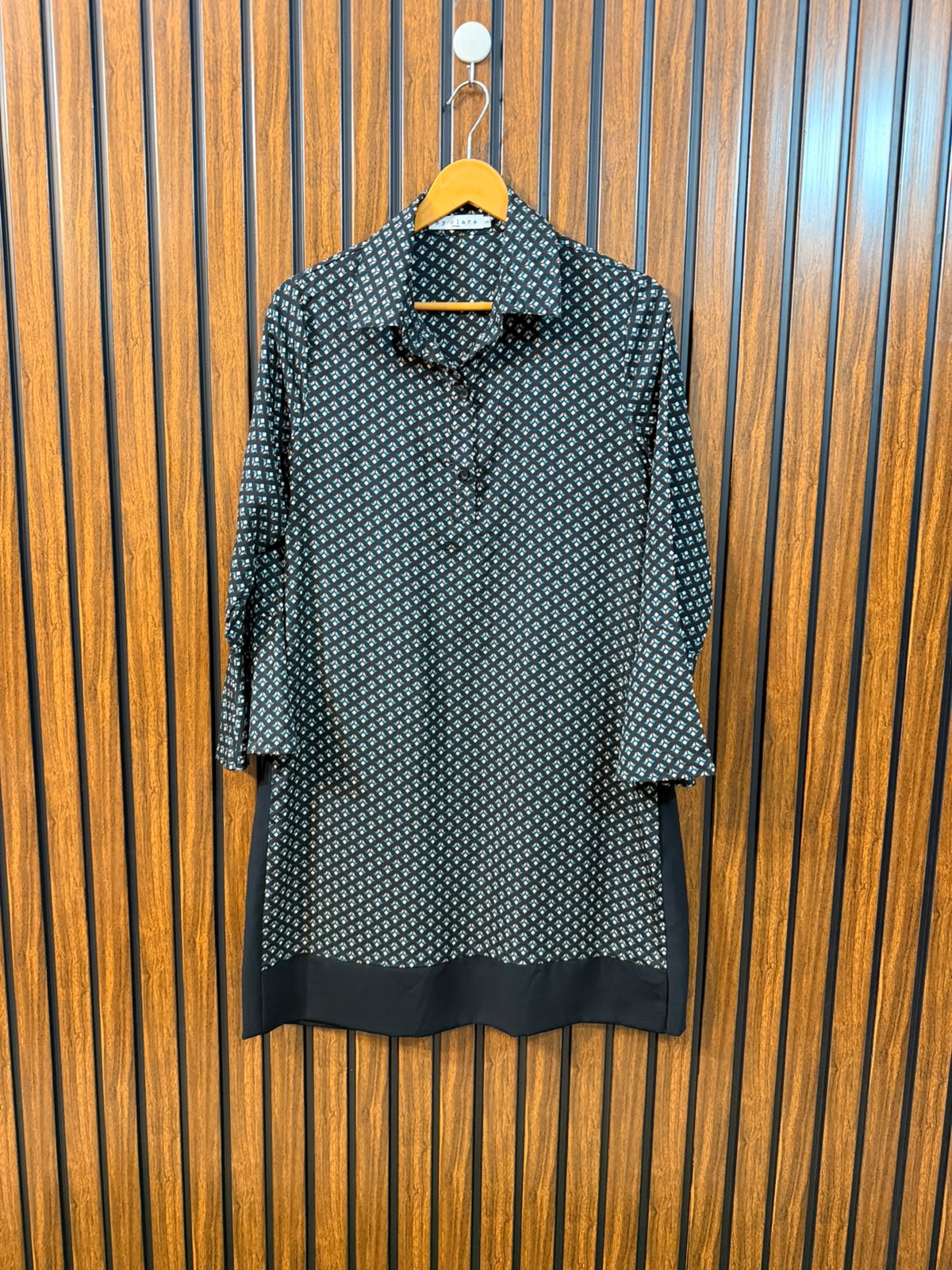 Chest 19  Length 34  Fabric Chiffon Premium Women's Fashion Long Top
