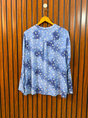 Chest 20  Length 23  Fabric Linen Western Women's Fashion Full Sleeve Top