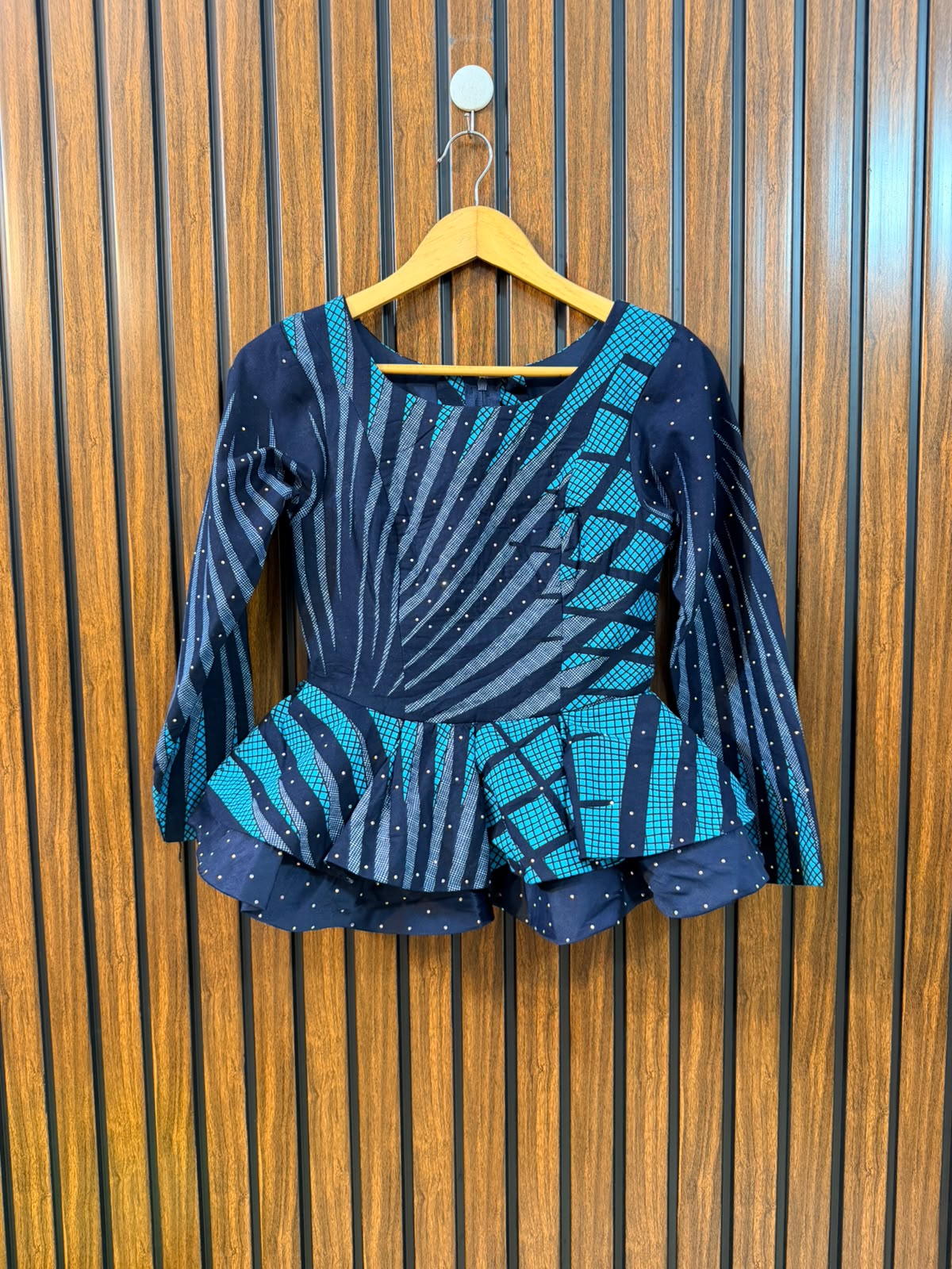 Chest 13  Length 20  Fabric cotton silk Women's Branded Modern Summer Top