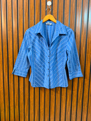 Chest 19  Length 20  Fabric Cotton Silk Women's Western Daily Wear Top