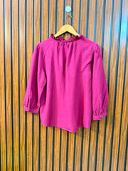 Chest 19  Length 23  Fabric rayon Western Women's New Arrival Full Sleeve Top