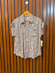 Chest 20  Length 23 To 25  Fabric Rayon Women's Branded Fashion Half Sleeve Top