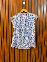 Chest 19  Length 25  Fabric Cotton Women's Western Collection Half Sleeve Top
