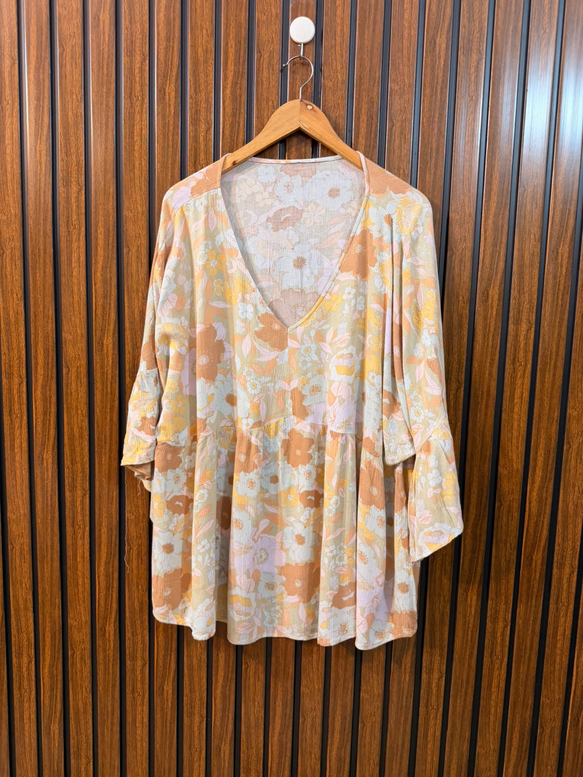 Chest 22 Baggy Style  Length 27  Fabric Rayon Western Women's Essential Summer Top