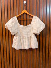 Chest Medium  Length 20  Fabric Cotton Silk Women's Western Designer Half Sleeve Top