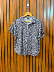 Chest 20  Length 22.5  Fabric Cotton Western Women's Quality Half Sleeve Top