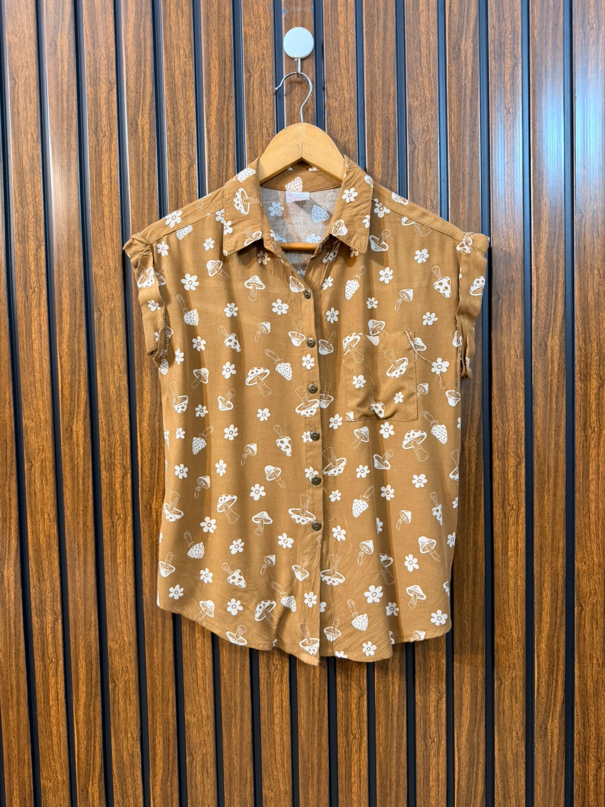 Chest 17  Length 22  Fabric Linen Women's Western Premium Wear Top