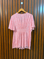 Chest 20  Length 26  Fabric Rayon Western Women's New Arrival Half Sleeve Top