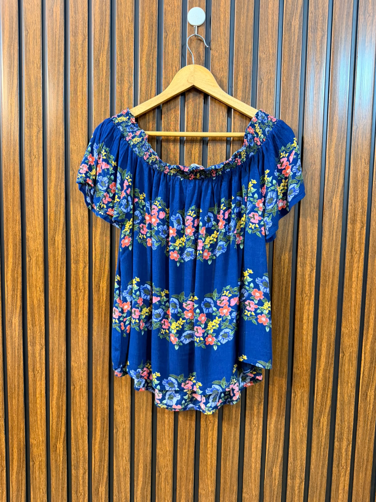 Chest 23  Length 26  Fabric Rayon Western Women's Premium Everyday Half Sleeve Top