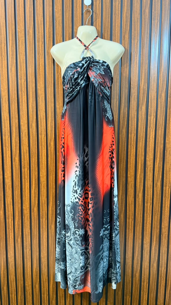 Chest 18  Length 57  Fabric Silk Jersey Premium Women's Long Maxi