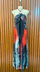 Chest 18  Length 57  Fabric Silk Jersey Premium Women's Long Maxi