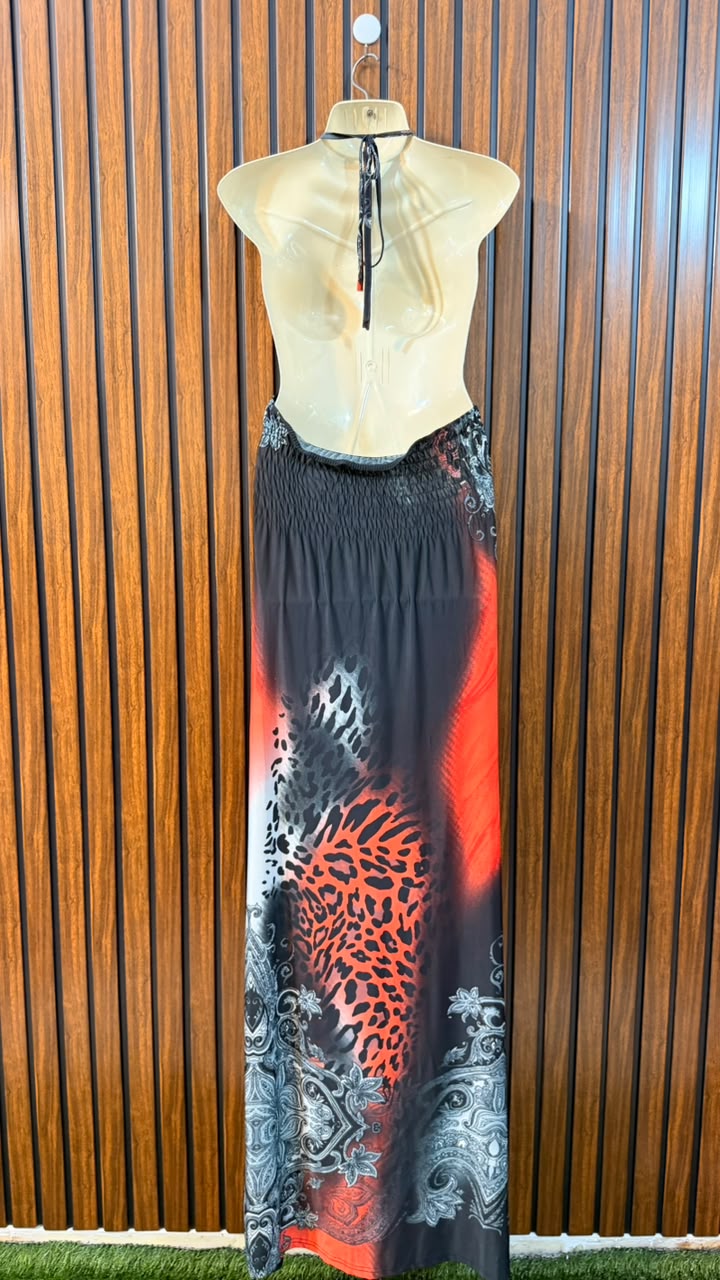 Chest 18  Length 57  Fabric Silk Jersey Premium Women's Long Maxi