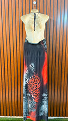 Chest 18  Length 57  Fabric Silk Jersey Premium Women's Long Maxi