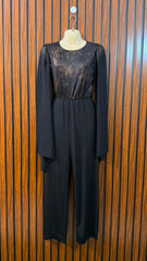Chest 20  Length 50  Fabric Silk Jersey Imported Women's Long Jumpsuit