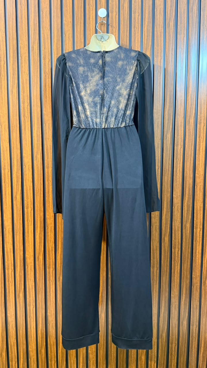 Chest 20  Length 50  Fabric Silk Jersey Imported Women's Long Jumpsuit