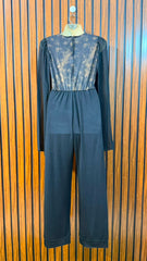 Chest 20  Length 50  Fabric Silk Jersey Imported Women's Long Jumpsuit