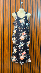 Chest 20  Length 42  Fabric Silk Jersey Women's Casual Long Maxi