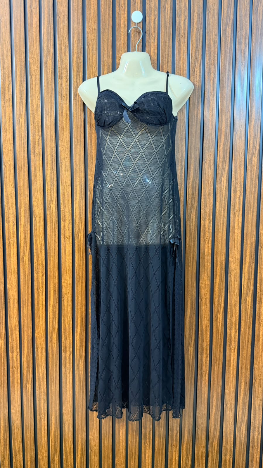 Chest 17  Length 46  Fabric Net Women's Long Maxi Collection