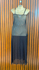 Chest 17  Length 46  Fabric Net Women's Long Maxi Collection