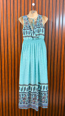 Chest 20  Length 51  Fabric Chiffon Women's Designer Long Maxi