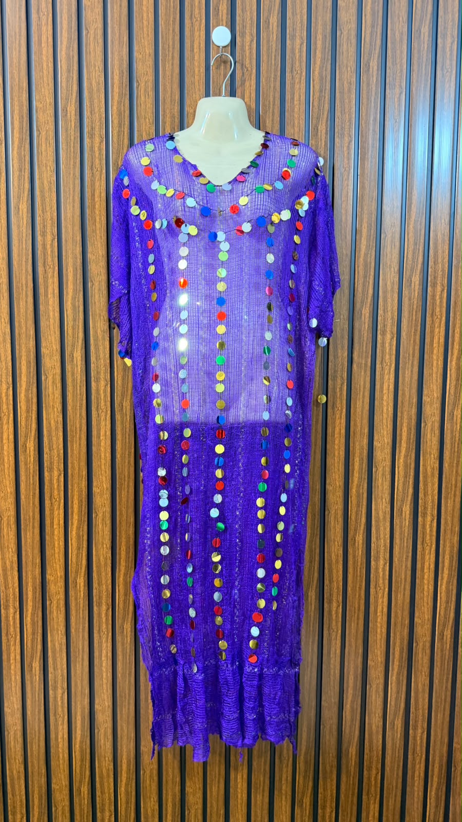 Chest 22  Length 51  Fabric Acrylic Women's Exclusive Long Maxi