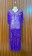 Chest 22  Length 51  Fabric Acrylic Women's Exclusive Long Maxi