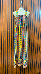 Chest 20  Length 52  Fabric Silk Women's Beautiful Long Maxi