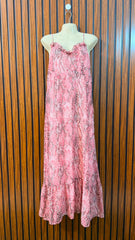 Chest 19  Length 52  Fabric Chiffon Women's Long Maxi Wear