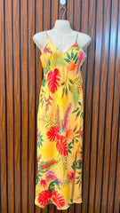 Chest 20  Length 52  Fabric Silk Long Maxi for Ladies