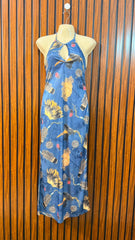 Chest 17  Length 50  Fabric Silk Jersey Women's Luxury Long Maxi