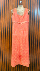 Chest 20  Length 54  Fabric Net Silk Women's Long Maxi Edition