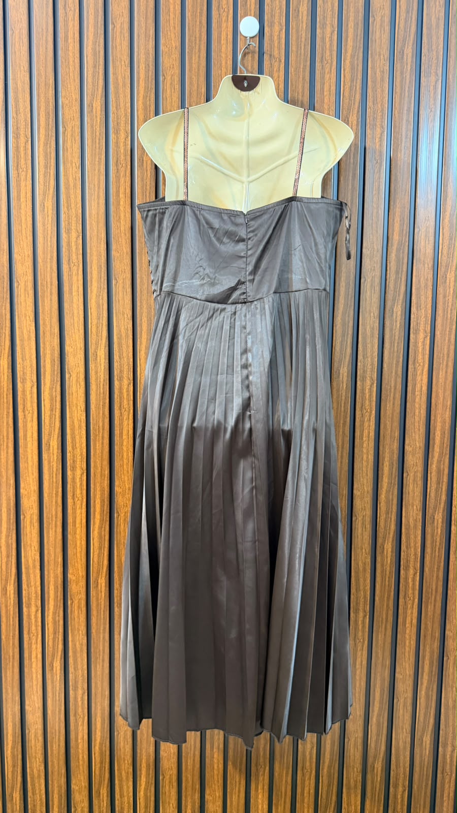 Chest 19  Length 44  Fabric Silk Women's Elegant Maxi Dress